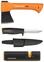 Набір для кемпінгу Fiskars Сокира XXS X5 + Точилка+ Ніж (1057913) Фінляндія