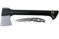 Набір кемпінговий Сокира Fiskars Solid A6 + Ніж Gerber Paraframe I (1057911) Фінляндія