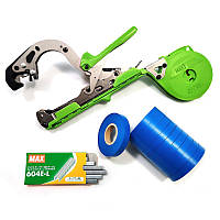 Набір для підв'язки рослин Tapener HT-4 (Степлер підв'язувальний Tapener HT-B1 + Стрічка + Скоби)