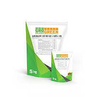 Добриво GroGreen Гроліф NPK 10-40-10 + TE + QPS45 1 кг Lima Бельгія